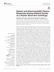 Galanin and Adrenomedullin Plasma Responses During Artificial Gravity on a Human Short-Arm Centrifuge Cover Page