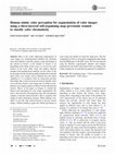 Human mimic color perception for segmentation of color images using a three-layered self-organizing map previously trained to classify color chromaticity Cover Page