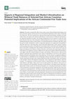 Impacts of Regional Integration and Market Liberalization on Bilateral Trade Balances of Selected East African Countries: Potential Implications of the African Continental Free Trade Area Cover Page