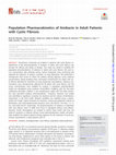 Population Pharmacokinetics of Amikacin in Adult Patients with Cystic Fibrosis Cover Page