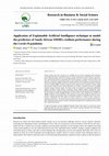 Application of Explainable Artificial Intelligence technique to model the predictors of South African SMMEs resilient performance during the Covid-19 pandemic Cover Page