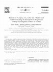 Extraction of copper, zinc, nickel and cobalt in acid oxidative leaching of chalcopyrite at the presence of deep-sea manganese nodules as oxidant Cover Page