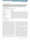 The R30Q DLG5 variant is not associated with celiac disease or inflammatory bowel disease in the Spanish population Cover Page