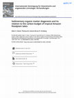 Sedimentary organic matter diagenesis and its relation to the carbon budget of tropical Amazon floodplain lakes Cover Page