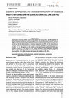 Chemical composition and antioxidant activity of beebread, and its influence on the glioblastoma cell line (U87MG) Cover Page