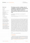 Prolidase-proline oxidase axis is engaged in apoptosis induction by birch buds flavonol santin in endometrial adenocarcinoma cell line Cover Page