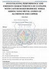 Investigating Performance and Emission Characterstics of Ci Engine With Pumpkin Based Biodiesel While Adding Nano Metal Oxides of Aluminium and Copper Cover Page