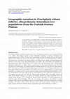 Geographic variation in Trachylepis vittata (Olivier, 1804) (Sauria: Scincidae): two populations from the Turkish-Iranian Plateau Cover Page