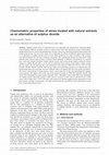 Chemometric properties of wines treated with natural extracts as an alternative of sulphur dioxide Cover Page