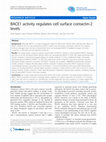 BACE1 activity regulates cell surface contactin-2 levels Cover Page