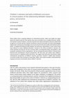 Children’s interests and early childhood curriculum: A critical analysis of the relationship between research, policy, and practice Cover Page