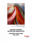 Georgia O'Keeffe: nature and abstraction Cover Page