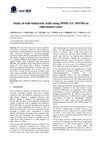 Study of iodo-haloacetic acids using SPME-GC-MS/MS in chlorinated water Cover Page