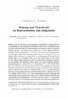 Meinong and Twardowski on Representations and Judgements Cover Page