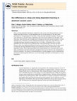 Sex differences in sleep and sleep-dependent learning in abstinent cocaine users Cover Page