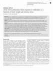 Acute stress potentiates brain response to milkshake as a function of body weight and chronic stress Cover Page