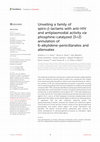 Unveiling a family of spiro-β-lactams with anti-HIV and antiplasmodial activity via phosphine-catalyzed [3+2] annulation of 6-alkylidene-penicillanates and allenoates Cover Page