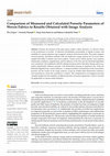 Comparison of Measured and Calculated Porosity Parameters of Woven Fabrics to Results Obtained with Image Analysis Cover Page