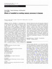 Research paper thumbnail of Effects of modafinil on working memory processes in humans