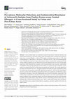 Prevalence, Molecular Detection, and Antimicrobial Resistance of Salmonella Isolates from Poultry Farms across Central Ethiopia: A Cross-Sectional Study in Urban and Peri-Urban Areas Cover Page