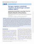 Estrogen Regulates Endothelial Migration via Plasminogen Activator Inhibitor (PAI-1) Cover Page