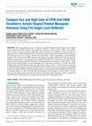 Compact Size and High Gain of CPW-fed UWB Strawberry Artistic shaped Printed Monopole Antennas using FSS Single Layer Reflector Cover Page