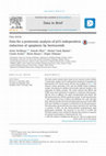 Data for a proteomic analysis of p53-independent induction of apoptosis by bortezomib Cover Page