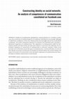 Constructing identity on social networks. An analysis of competences of communication constituted on Facebook.com Cover Page