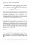 Research paper thumbnail of Penguatan Relationship Capital Pada Pelaku Ikm Industri Tenun DI Kabupaten Donggala