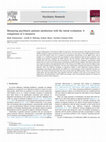 Measuring Psychiatric Patients Satisfaction with the Initial Evaluation: A Comparison of 2 Measures Cover Page