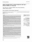 MODY Probability Ratios in Patients Diagnosed with Type 2 Diabetes Mellitus at a Young Age Cover Page