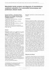 Mesothelin family proteins and diagnosis of mesothelioma: analytical evaluation of an automated immunoassay and preliminary clinical results Cover Page