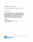 Second-Sphere Amino Acids Contribute to Transition-State Structure in Bovine Purine Nucleoside Phosphorylase Cover Page