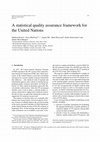 A statistical quality assurance framework for the United Nations Cover Page