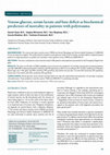 Venous glucose, serum lactate and base deficit as biochemical predictors of mortality in patients with polytrauma Cover Page