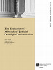 The Evaluation of Milwaukee's Judicial Oversight Demonstration Cover Page