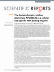 The double-domain cytidine deaminase APOBEC3G is a cellular site-specific RNA editing enzyme Cover Page