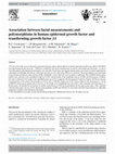 Association between facial measurements and polymorphisms in human epidermal growth factor and transforming growth factor β1 Cover Page