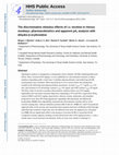 Research paper thumbnail of The discriminative stimulus effects of i.v. nicotine in rhesus monkeys: Pharmacokinetics and apparent pA 2 analysis with dihydro-β-erythroidine