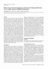 Research paper thumbnail of Effects of Egg Yolk and Cooling Rate on the Survival of Refrigerated Red Deer (Cervus elaphus hispanicus) Epididymal Spermatozoa