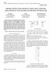 Research paper thumbnail of Smoke Detection Design Using MQ-2 Sensor and Exhaust Fan Based on Microcontroller