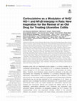 Research paper thumbnail of Carbocisteine as a Modulator of Nrf2/HO-1 and NFκB Interplay in Rats: New Inspiration for the Revival of an Old Drug for Treating Ulcerative Colitis