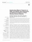 Research paper thumbnail of Ameliorative Effect of Oxytocin on FBN1 and PEPCK Gene Expression, and Behavioral Patterns in Rats' Obesity-Induced Diabetes