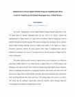 Research paper thumbnail of Implementasi Literasi Digital Melalui Program Sapulidi pada Masa Covid-19: Studi Kasus di Sekolah Menengah Atas: A Brief Review