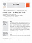 Research paper thumbnail of [Usefulness of magnetic resonance imaging in prostate cancer]