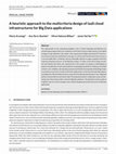 Research paper thumbnail of A heuristic approach to the multicriteria design of IaaS cloud infrastructures for Big Data applications