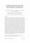 Research paper thumbnail of Cost-efficient deployment of multi-hop wireless networks over disaster areas using multi-objective meta-heuristics