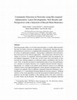 Research paper thumbnail of Community detection in networks using bio-inspired optimization: Latest developments, new results and perspectives with a selection of recent meta-heuristics