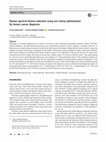 Raman spectral feature selection using ant colony optimization for breast cancer diagnosis Cover Page