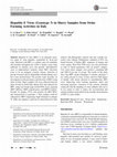 Research paper thumbnail of Hepatitis E Virus (Genotype 3) in Slurry Samples from Swine Farming Activities in Italy